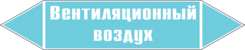 Маркировка трубопровода "вентиляционный воздух" (пленка, 358х74 мм) - Маркировка трубопроводов - Маркировки трубопроводов "ВОЗДУХ" - ohrana.inoy.org