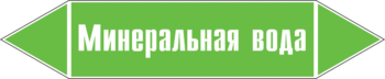 Маркировка трубопровода "минеральная вода" (пленка, 126х26 мм) - Маркировка трубопроводов - Маркировки трубопроводов "ВОДА" - ohrana.inoy.org